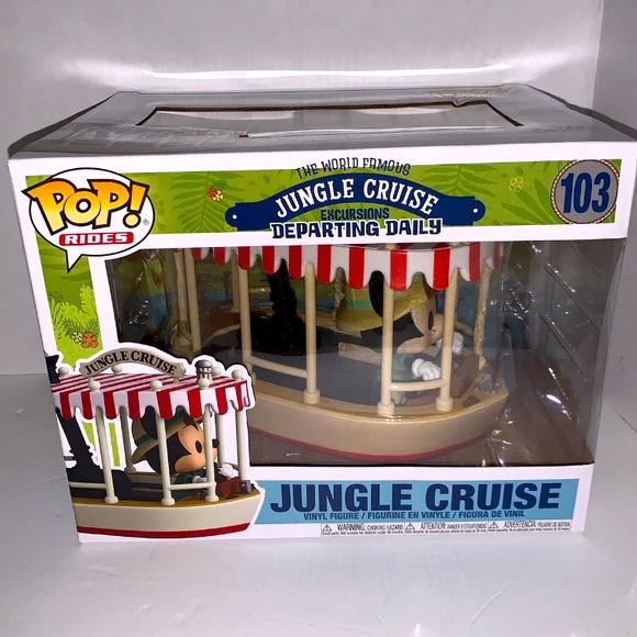 Disney Jungle Cruise Ride Departing Daily With Mickey Mouse Funko Pop Rdes - Picture 2 of 8